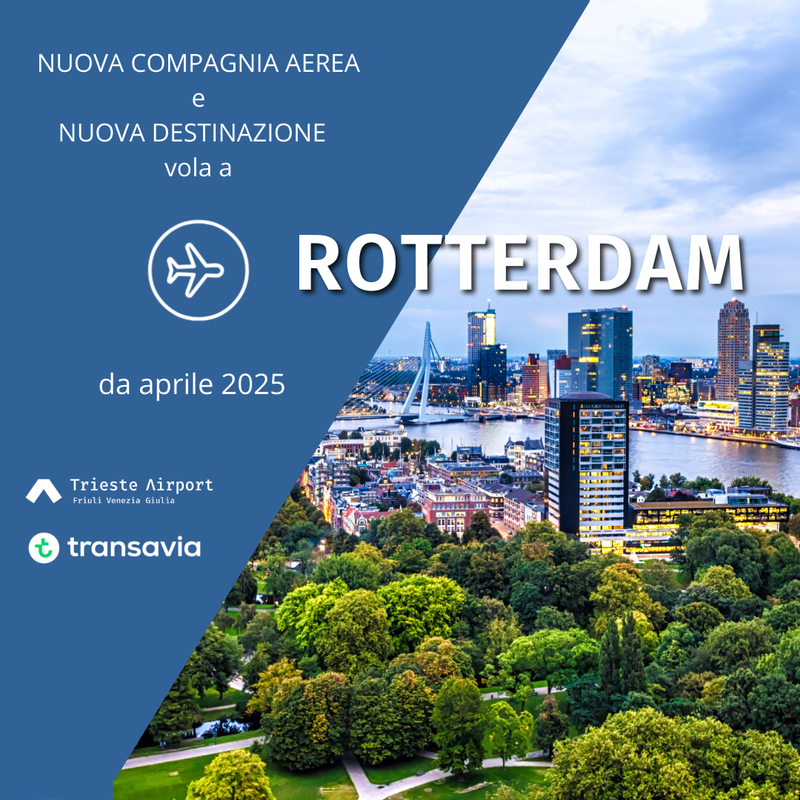 ROTTERDAM NEW DESTINATION TRANSAVIA